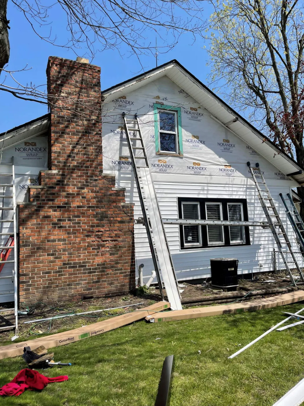 Soffit and fascia work in Morse Reservoir
