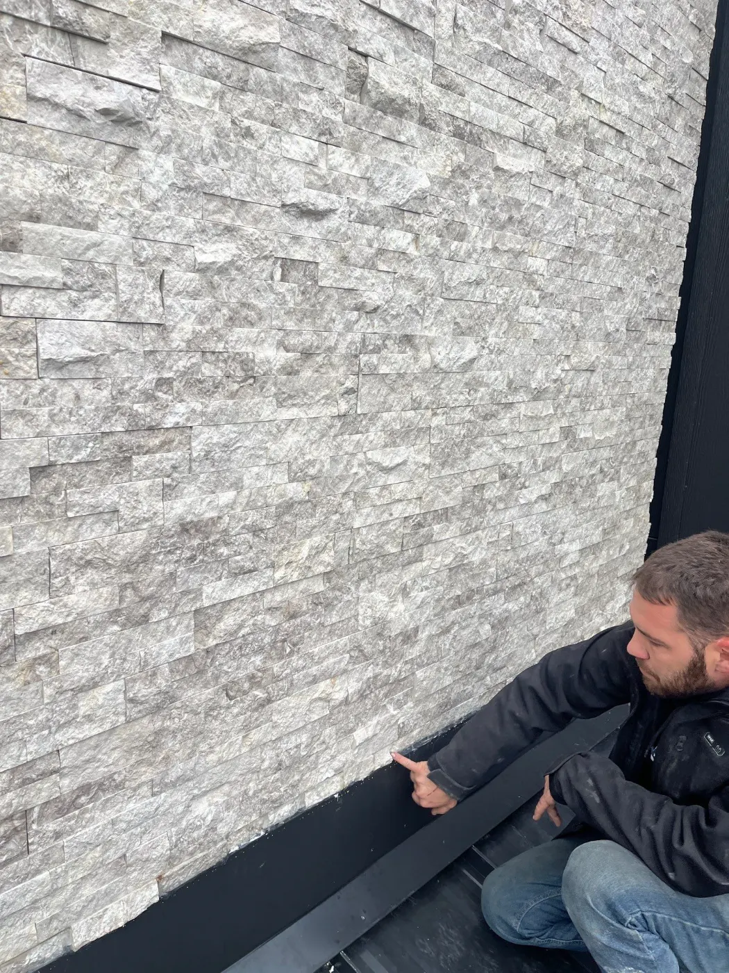 Siding installation documented in Morse Reservoir